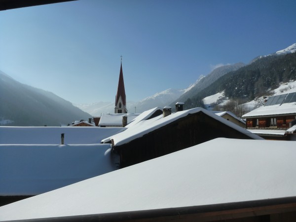 Ausblick vom Balkon, Galzig